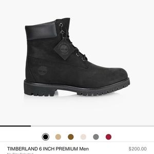 Men Black Timberland winter boots